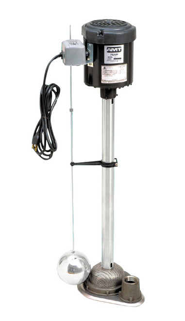 AMT Industrial/Commercial Sump Pump - 66 GPM - 29 in. - Stainless Steel