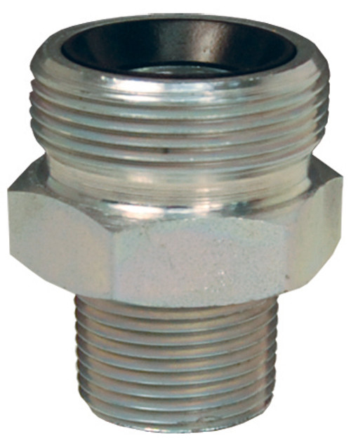 Dixon GJ Boss Ground Joint Seal Male Spud - 1 1/2 in. Male Wing Nut Thread x Male NPT