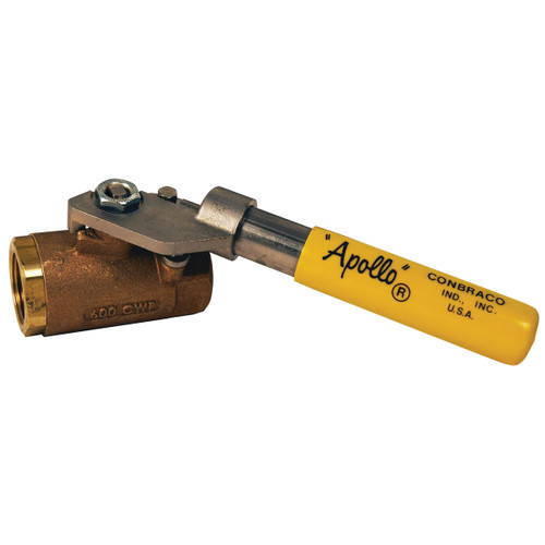 Dixon 1/2 in. NPT Deadman Spring Return Handle Bronze Ball Valves - Full Port