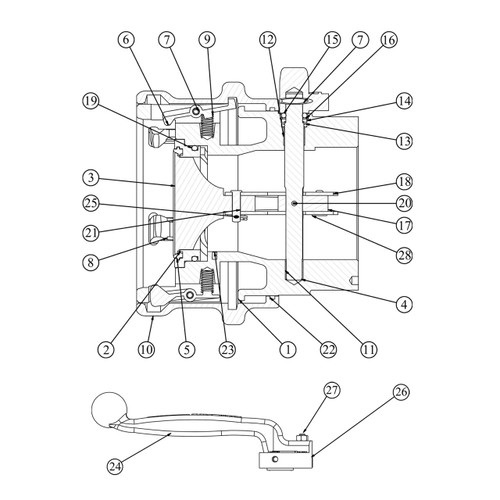 Emco Wheaton J451-051 Coupler Parts - Bent Link