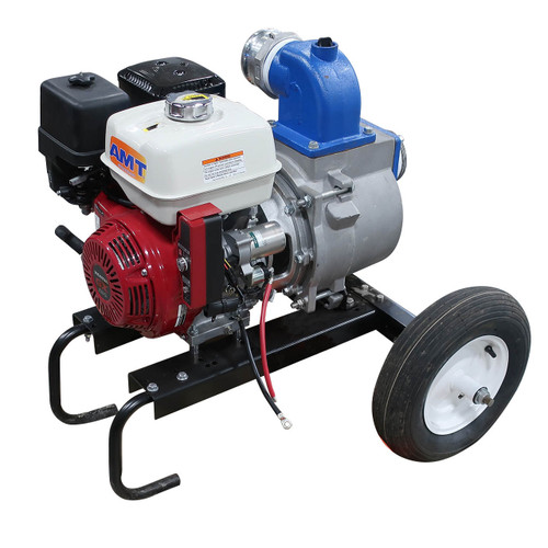 AMT 399496 4 in. Aluminum Engine Driven Trash Pump