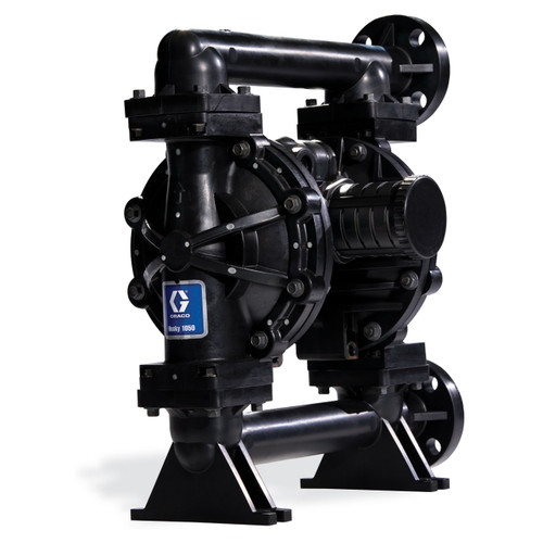 Graco Husky 1050 1 in. Flange Conductive Polypropylene Air Diaphragm Pump w/ PTFE Diaphragms & Balls, Acetal Seats