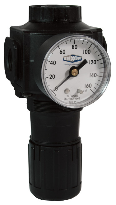 Dixon Series 1 R74 3/8 in. Standard Regulator With Gauge