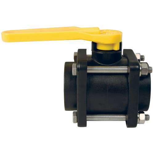 Dixon 1 1/2 in. Polypropylene 4-Bolt Ball Valves