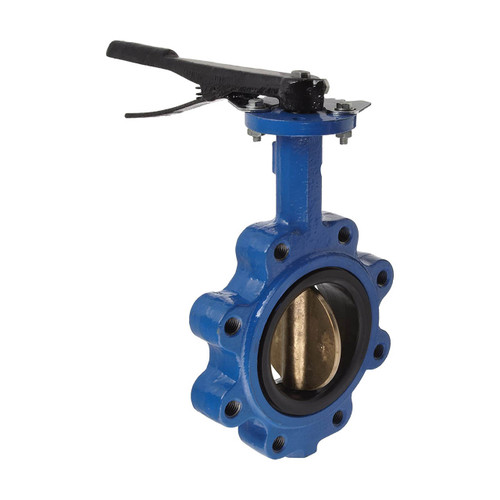 Dixon BFVL Series 4 in. 150lb. Butterfly Valve w/Nitrile Rubber Seals & Aluminum Bronze Disc, Threaded Lug Style