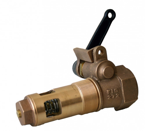 Morrison Bros. 272 Series 2 in. x 2 in. Internal Emergency Valve w/ Shear Section - Locking