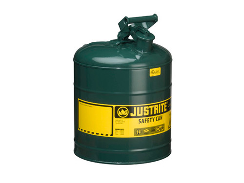 Justrite Type I 5 Gal Safety Gas Can (Green)