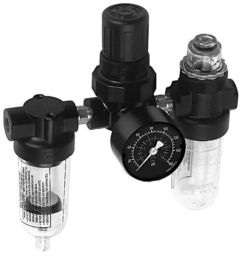 Dixon Series 1 P1A100 Mini Combo Unit with Transparent Bowl - Manual Drain