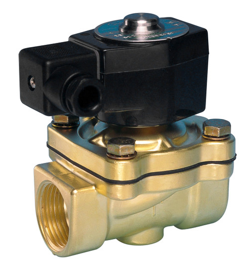 Jefferson Valves 1335 Series Brass Explsion Proof Normally Closed 2-Way Solenoid Valves - 1/2 in. - 120/60 VAC 13W - 14 - 3.1 - 0/105