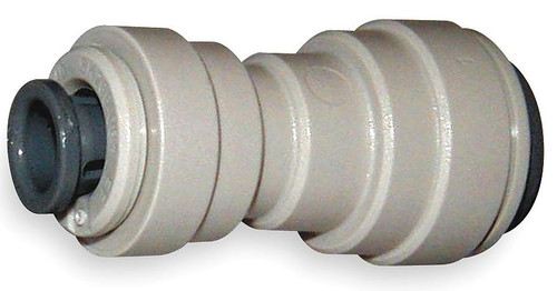 John Guest Gray Inch Acetal Fittings - Reducing Union Connectors - 1/4 in. - 3/16 in. - 10