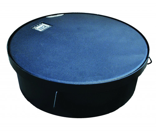 Morrison Bros. 38 in. Encapsulated Lightweight Manhole w/ Lay-In Cover & 18 in. Skirt