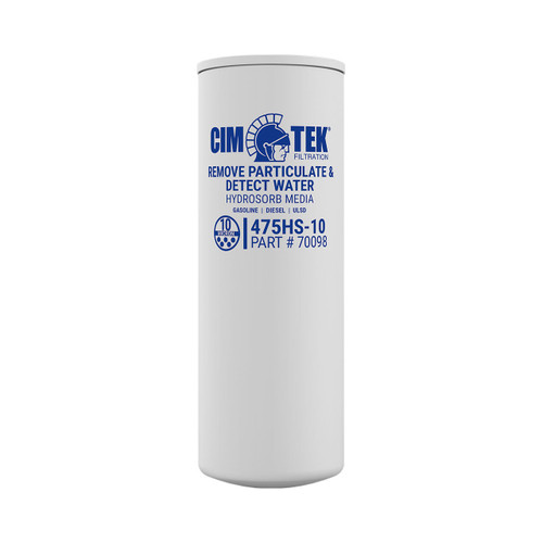 Cim-Tek 70098 475HS-10 10 Micron Water Detection Particulate Fuel Filter