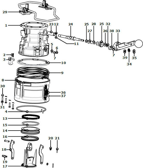 OPW 1004D4 Coupler Parts - High Pressure Link