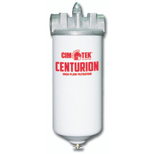 Cim-Tek 40001 Centurion Series Commercial Fuel Filter Housing - Single, 1 Element