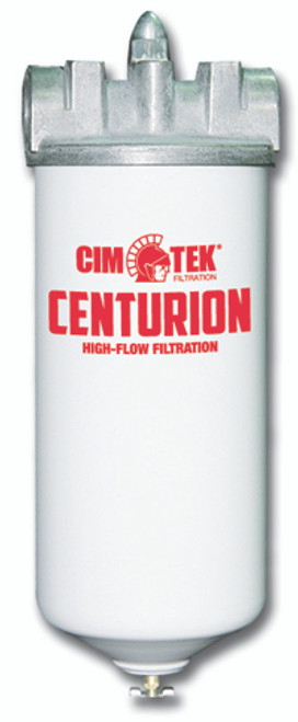 Cim-Tek 40001 Centurion Series Commercial Fuel Filter Housing - Single, 1 Element