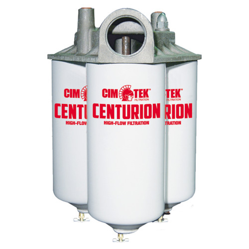 Cim-Tek 40020 Centurion Series Commercial Fuel Filter Housing - Triple, 3 Elements