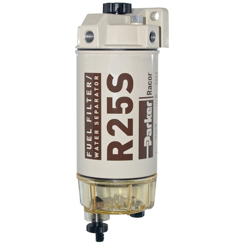 Racor 200 Series 45 GPH Low Flow Diesel Fuel Filter/Water Separator 245 Filter Assembly - 2 Micron