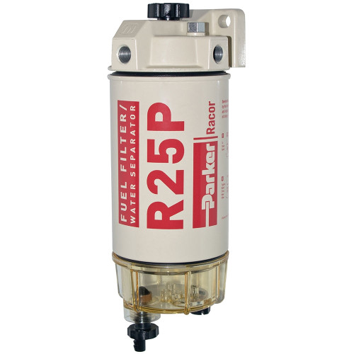 Racor 200 Series 45 GPH Low Flow Diesel Fuel Filter/Water Separator 245 Filter Assembly - 30 Micron