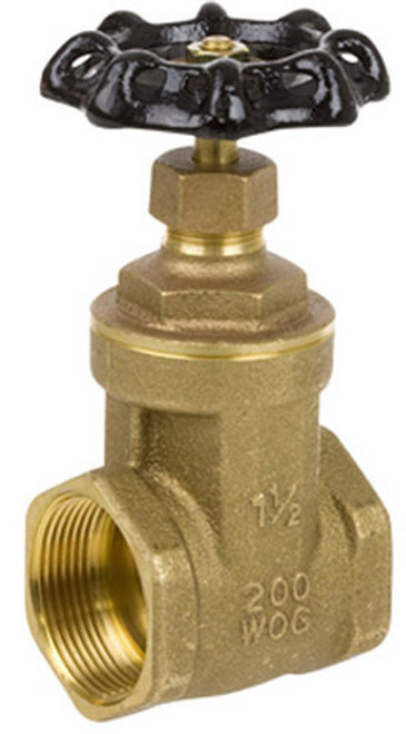 Smith Cooper 1/4 in. Brass 200 WOG Full Port Gate Valve - Threaded