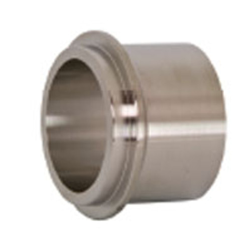 Dixon Sanitary Male I-Line Heavy Wall Tank Weld Ferrule - 304 Stainless Steel - 1 1/2 in.