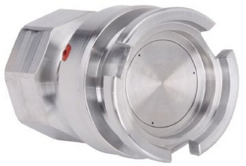 Novaflex HDC 3 in. Stainless Steel Hi-Flow Dry Release Adapter w/ Chemraz Seals