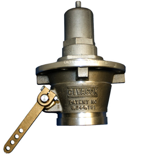 Civacon 5 in. x 4 in. Flanged Straight Mechanical High Flow Emergency Valve w/ Tef-Sil Seal