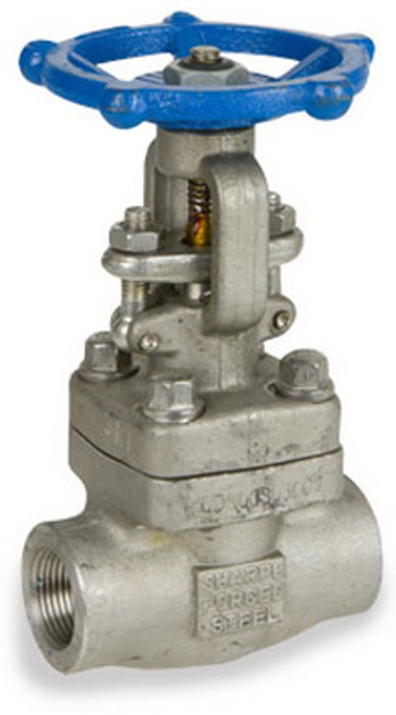 Sharpe Stainless Steel Class 800 Reduced Port 1 1/4 in. Socket Weld Gate Valve