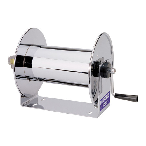 Coxreels 112-4-75-SS Stainless Steel Compact Hand Crank Hose Reel - Reel Only - 1/2 in. x 75 ft.