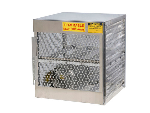 Aluminum LPG Cylinder Lockers Horizontal Storage - Four 20 or 33 lb