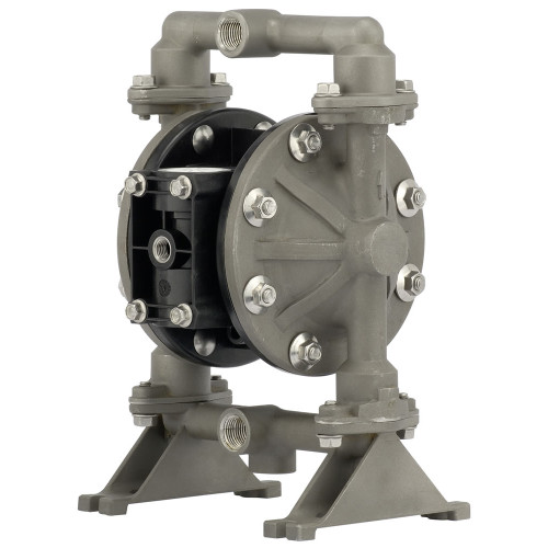 ARO Compact Series 1/2 in. NPTF Aluminum Air Diaphragm Pump w/ Santoprene Diaphragms & Balls, Aluminum Seats