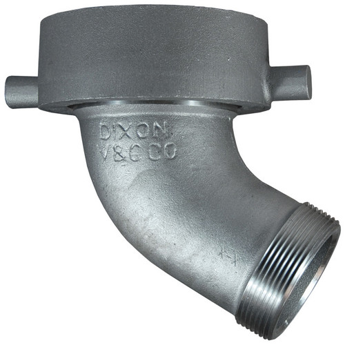 Dixon Iron Tank Car 120° Elbow Part T 3 in. Male NPT x 5 in. Swivel Nut