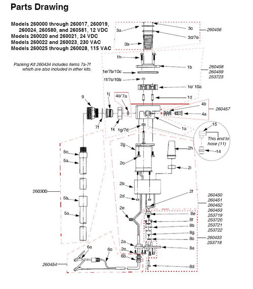 Packing Kit for Graco GTP10 and GTP12 Transfer Pumps