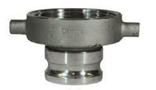 Dixon 4 in. Stainless Steel Cam & Groove Adapter x Tank Car Connection