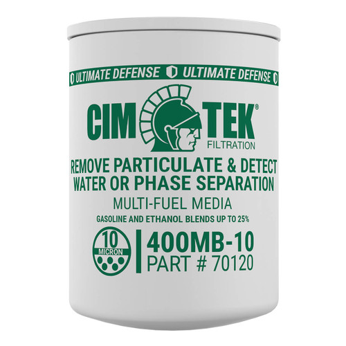 Cim-Tek 70120 400MB-10 10 Micron Phase Separation Water Detection Particulate Fuel Filter