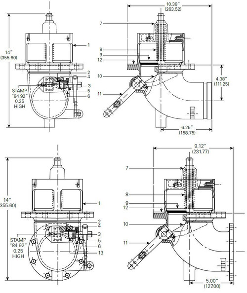 Frankling Fueling Systems 880-430 & 880-431 Emergency Valve Parts - Poppet Spring - 8