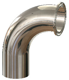 Dixon High Purity BioPharm Weld x Clamp Elbows - 6 in. - SF4-Ra15