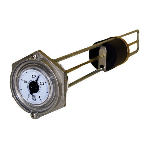 Rochester Gauges 8680 Series 1 1/2 in. Top Mounting Magnetic Liquid Level Generator Tank Gauges - Fits 21 in. Tank Depth