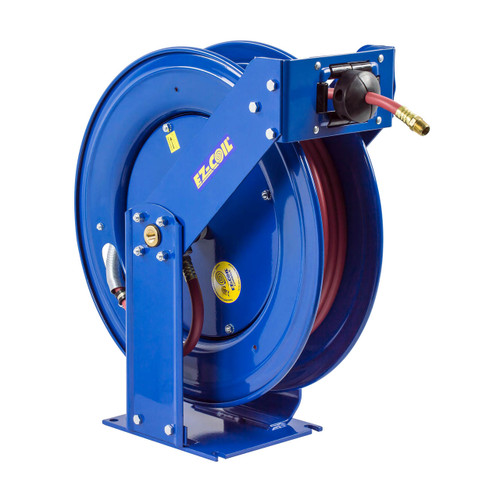 Coxreels EZ-Coil T Series Supreme Duty Truck Mount Grease Hose Reel - Reel & Hose - 1/4 in. x 75 ft.