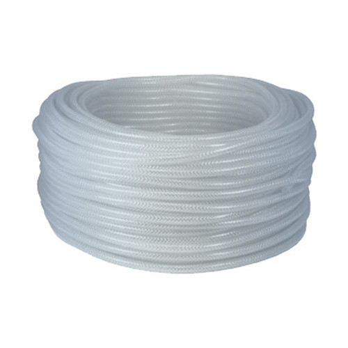 Dixon 5/8 in. ID x 7/8 in. OD Domestic Clear Braided PVC Tubing, 200 PSI - 300 ft.