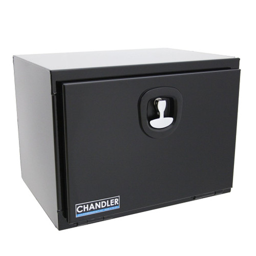 Chandler Equipment Powder Coated Carbon Steel Underbody Tool Box w/ Single Latch Door - 24x18x18