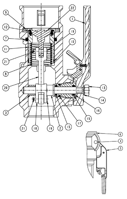 OPW 3 in. 1772D Coupler Rebuild Kit w/ Viton Seals