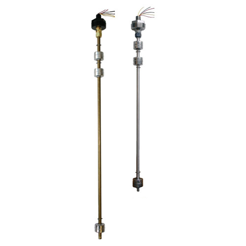 Morrison Bros. 925 Series Brass Multi-Level Liquid Level Tank Sensor w/ 2 Floats - 36 in. - 72 in.