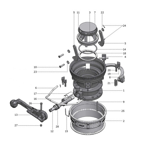 OPW Lynx Coupler Parts -  Pin - Spring Return