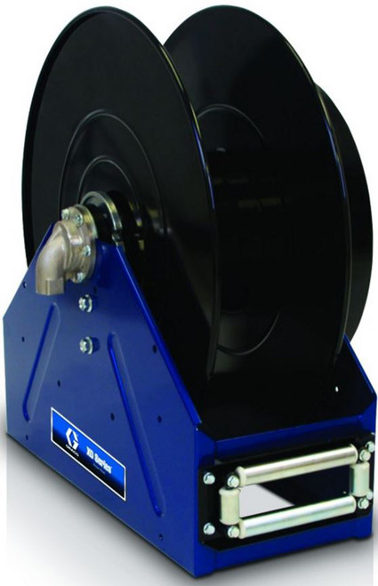 Graco XD 50 1 1/2 in. x 50 ft. Heavy Duty Spring Driven Fuel Hose Reels (Blue) - Bare Reel