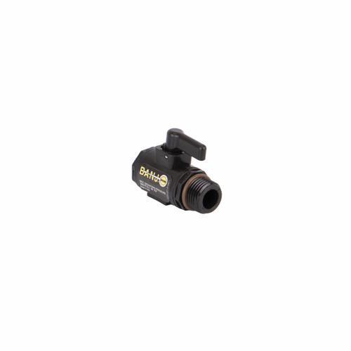 Banjo Poly Micro Valve 3/8 in. Female NPT x 1/2 in. Male NPT