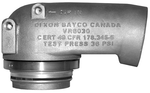 Dixon Bayco Air Operated Sequential Vapor Valve - For 20" manhole, 3" TTMA flange attachment - 36 PSI