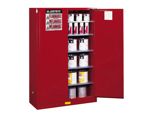 Justrite Sure-Grip Ex 60 Gallon Safety Cabinet for Paints & Inks - Manual Close