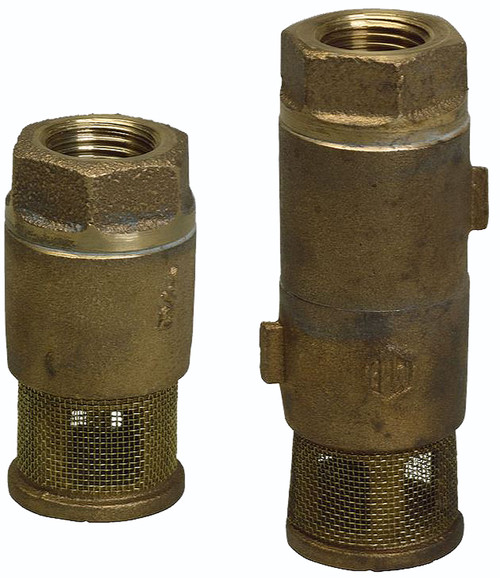 Franklin Fueling Systems 50-201 2 in. Brass Foot Valves - Double Poppet