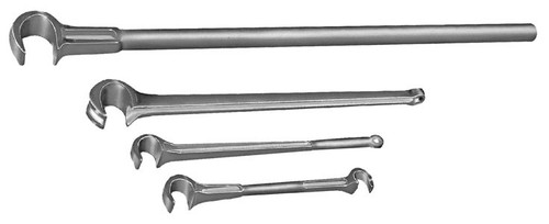 Gearench TITAN 1/2 in. & 21/32 in. Forged Steel Double-End Valve Wheel Wrench