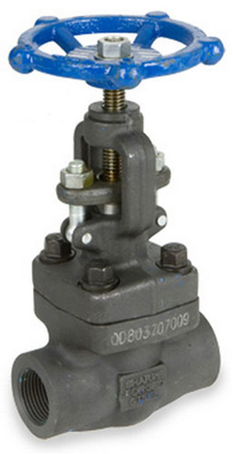 Sharpe Forged Carbon Steel Class 800 Globe Valve -Threaded or Socket Weld - 1 1/4 in. - Threaded - 14